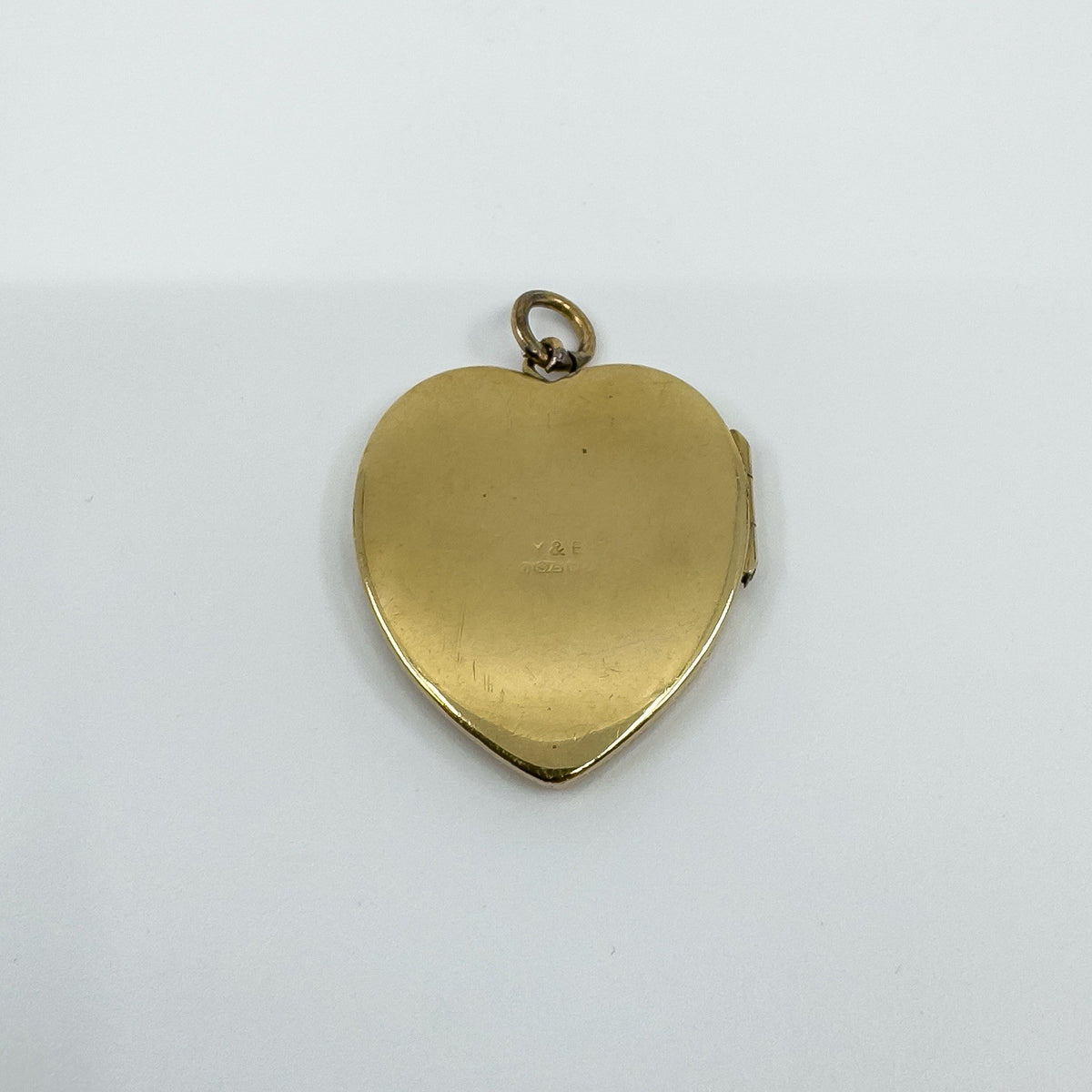 Vintage 9ct Gold Heart Locket Floral / Etched / Scroll Design Engraving 375 5.6g