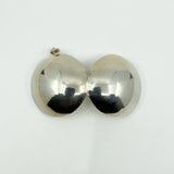 Vintage Sterling Silver Large Chunky Round Photo Locket 925 (1994)