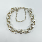 Sterling Silver Chunky Belcher Chain 7.5” Bracelet 925 Adjustable 16g