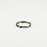 Skinny Platinum 0.28ct Diamond Eternity Band / Ring 950 Size P - Q
