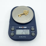 Large Vintage 10ct Gold Key Pendant / Charm