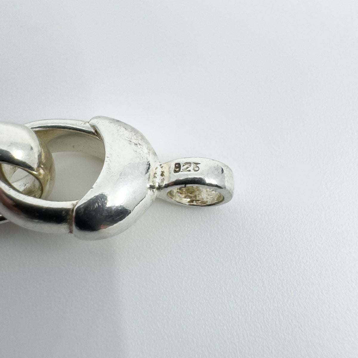 Sterling Silver Chunky Oval Belcher Chain 9.5” Bracelet Unisex 50g