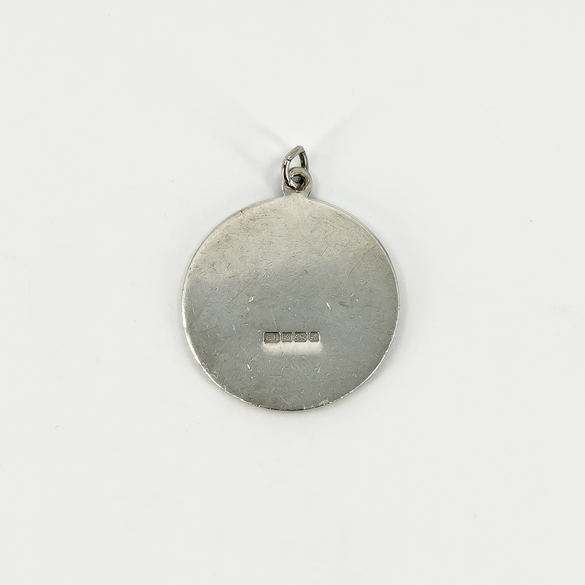 Large Vintage Sterling Silver St. Christopher Pendant 925 by Charles Horner