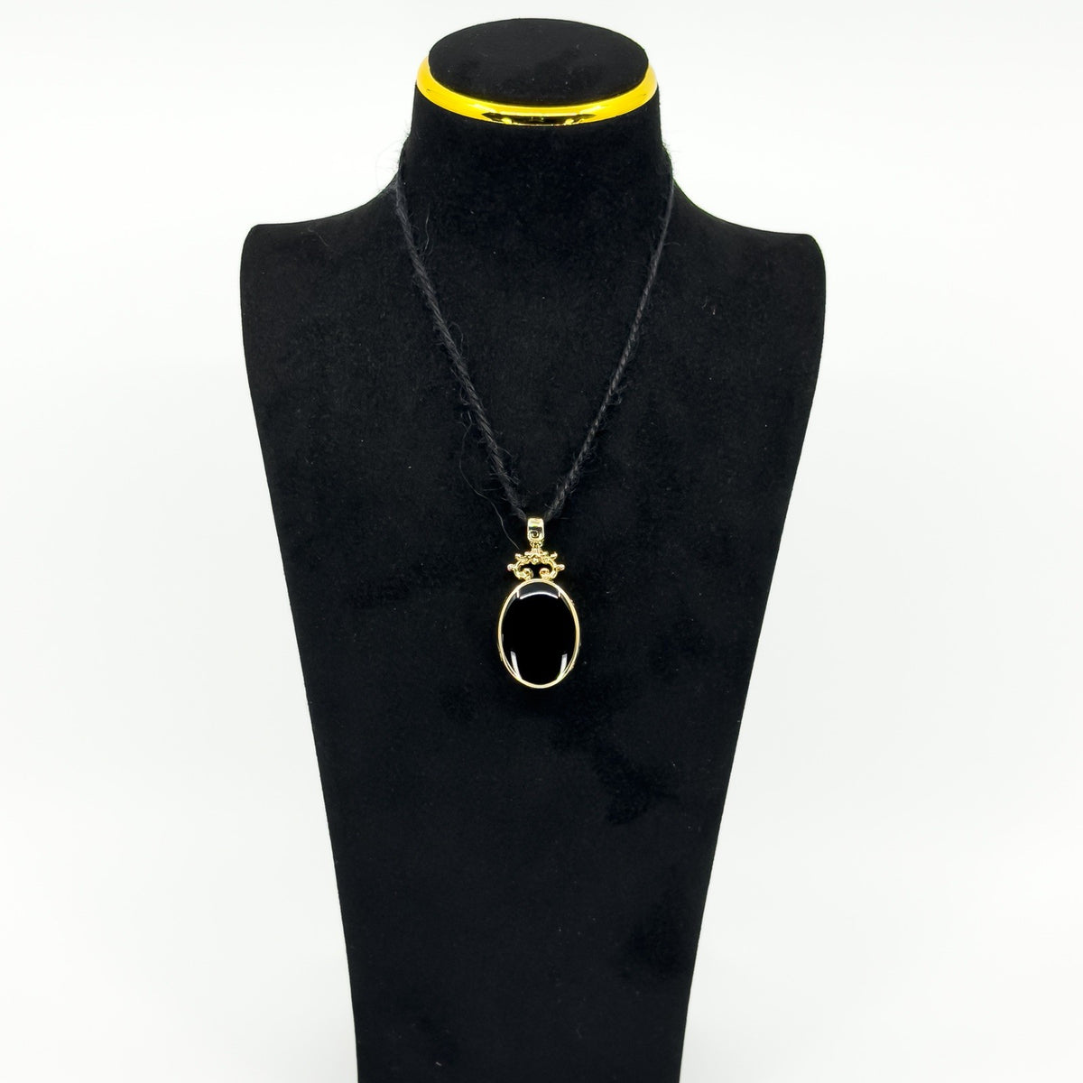 Large Vintage 1990 9ct Gold Double Sided Fob 375 by David Scott Walker