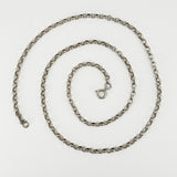 Vintage Sterling Silver 22” Rolo Chain / Necklace 925