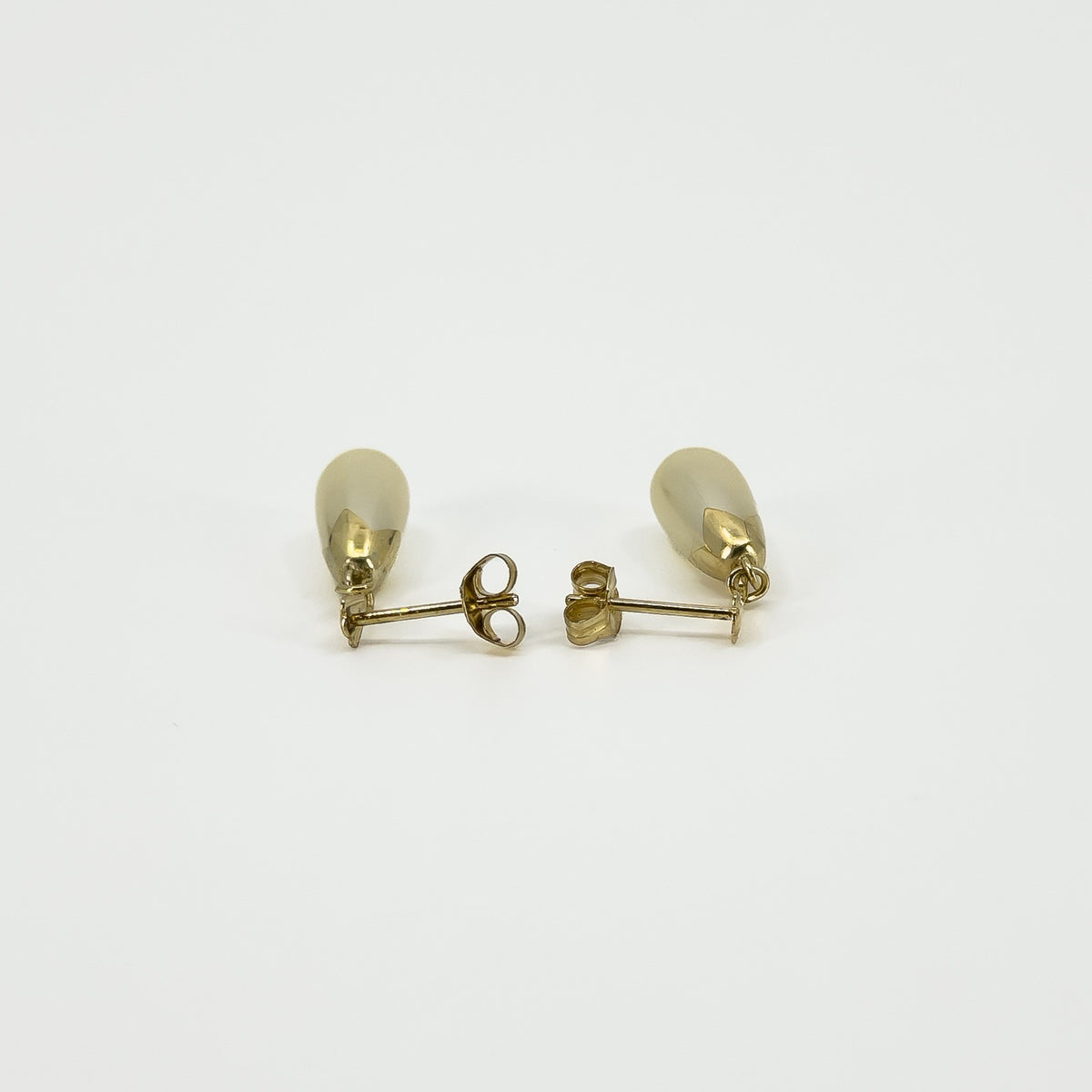 Vintage 9ct Gold Pearl Drop Earrings 375