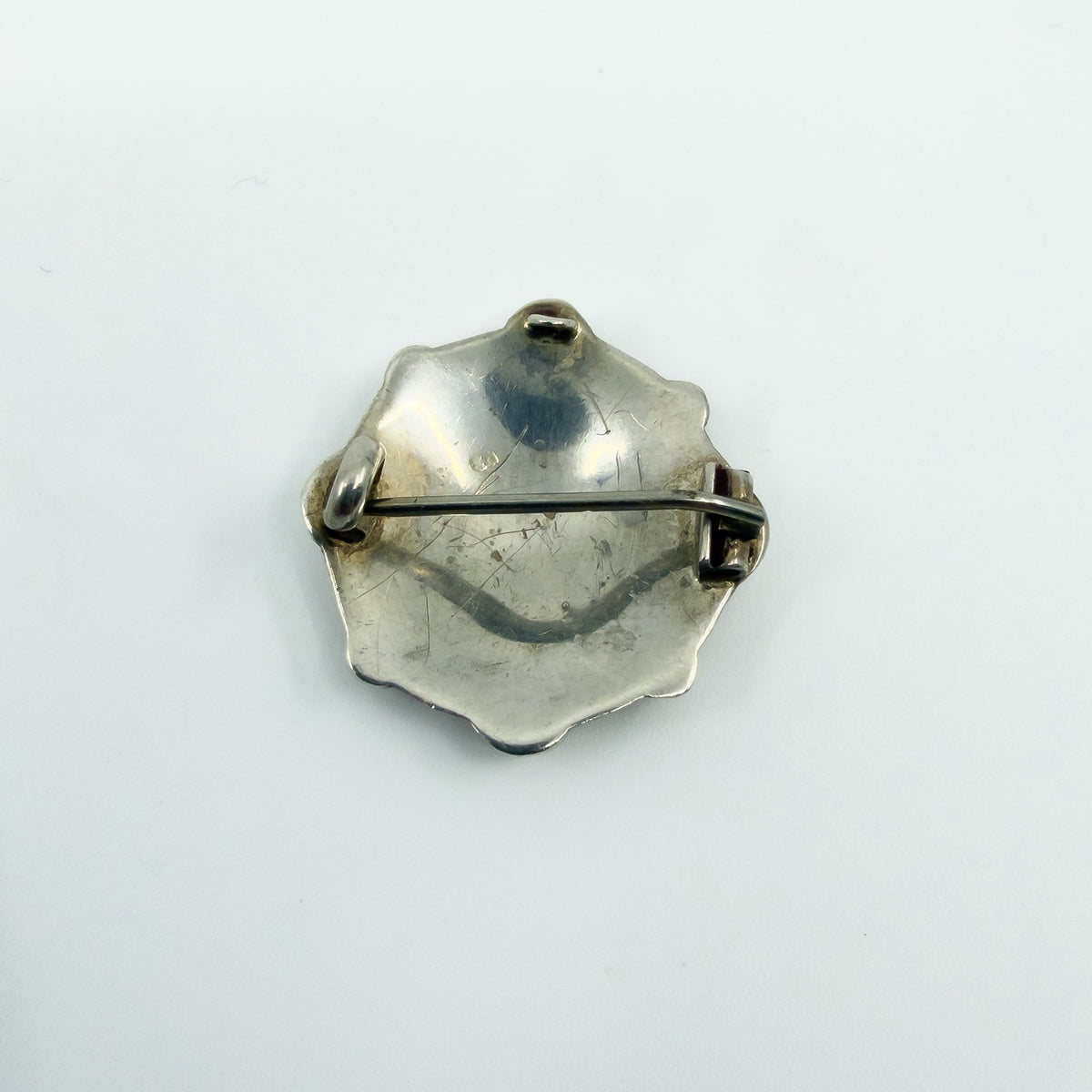 Antique Victorian Aesthetic Sterling Silver Brooch / Pendant 925