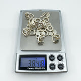 Vintage Sterling Silver Square 16” Chain / Necklace & T-Bar Toggle 925 38g 2001