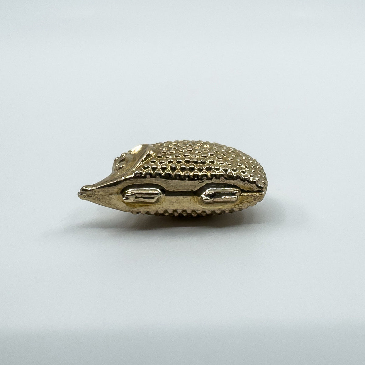 Large Vintage 9ct Gold Hedgehog Animal Pendant/ Charm 375 (London 1975)