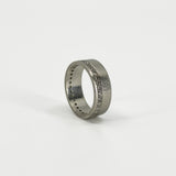 Chunky Wide 6.8mm Platinum Diamond Full Eternity Band / Ring 950 Size O (2007)