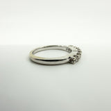 14ct White Gold 0.35ct Diamond Band / Ring 585 Size L Wedding Eternity
