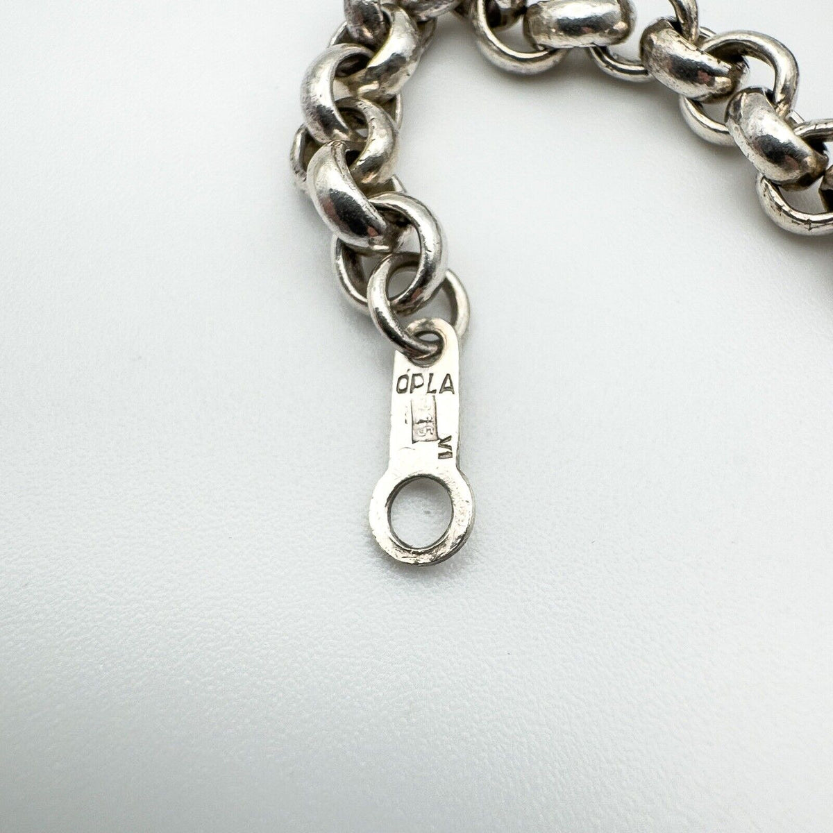 Vintage 21.5” Rolo Links Chain in Sterling Silver 925 41g (Sheffield 1990)