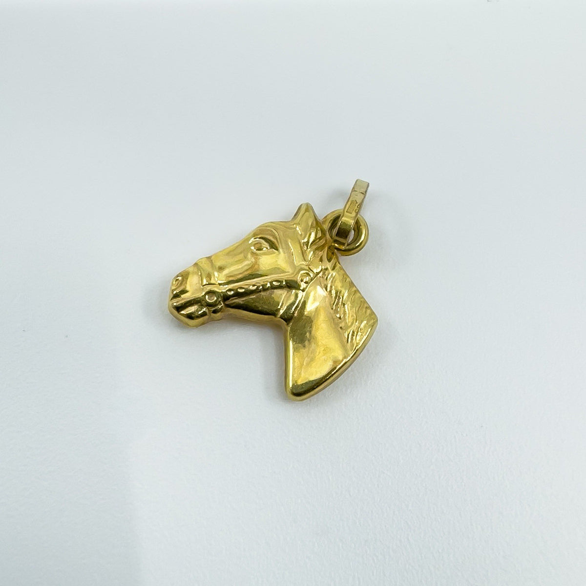 Vintage 9ct Gold Horse Head Pendant / Charm