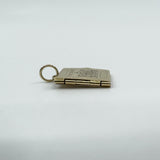 Vintage 9ct Gold Travel Passport Pendant/ Charm 375 Articulated
