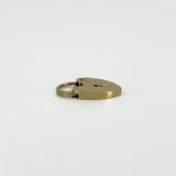 Vintage 9ct Gold Heart Lock Padlock Pendant / Charm (London 1978)