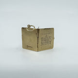 Vintage 9ct Gold Travel Passport Pendant/ Charm 375 Articulated