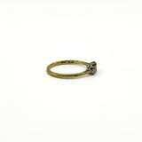 Vintage 18ct Gold 0.30ct Diamond Trilogy Ring 750 Size Q