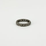 Antique Platinum Old Cut Diamond Full Eternity Band / Ring 950 Size J