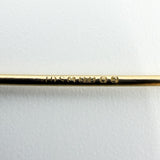 Vintage 9ct Cameo Shell Left Facing Stick Pin 375 (London 1980)