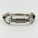 Chunky Vintage Sterling Silver Horse Snaffle Bit Bangle / Bracelet 925