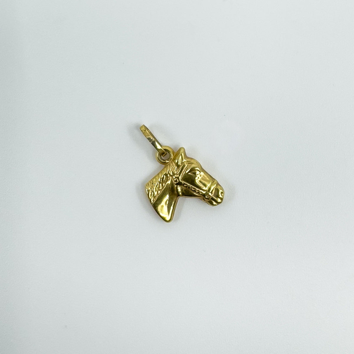 Vintage 9ct Gold Horse Head Pendant / Charm
