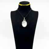 Chunky Vintage Double Sided Black Onyx & MOP Pendant 925 by David Scott Walker