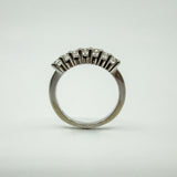 14ct White Gold 0.35ct Diamond Band / Ring 585 Size L Wedding Eternity