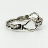 Chunky Vintage Sterling Silver Horse Snaffle Bit Bangle / Bracelet 925
