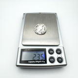 Set of 6 Art Nouveau Buttons in Sterling Silver 925 (Birm 1901) Antique by CF FS