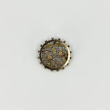 Antique Victorian Aesthetic Sterling Silver Yellow & Rose Gold Floral Brooch 925