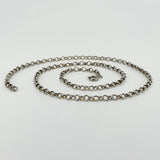 Vintage Sterling Silver 22” Rolo Chain / Necklace 925