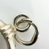 Unusal Vintage Sterling Silver Spinning 3x Sided Photo Locket Fob / Pendant 925