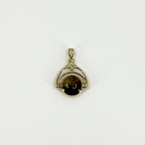 Vintage 9ct Gold Double Sided Articulated Fob 375 by David Scott Walker