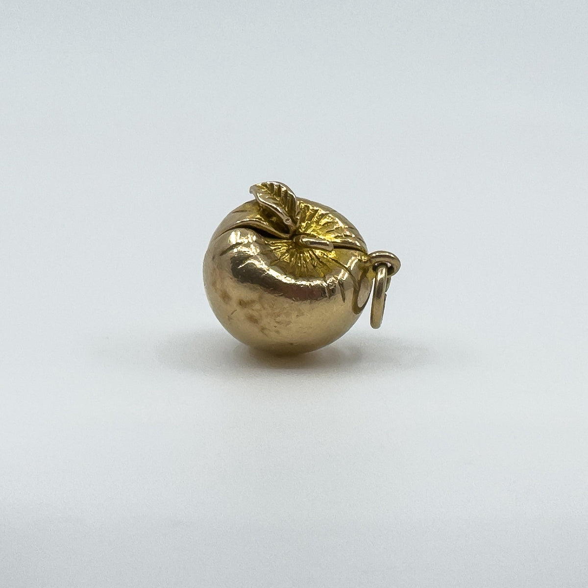 Unusal Vintage 9ct Gold Adam & Eve Apple Pendant/ Charm 375 Articulated 1987
