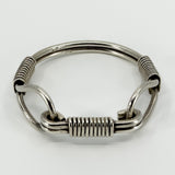 Chunky Vintage Sterling Silver Horse Snaffle Bit Bangle / Bracelet 925