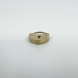 Vintage 9ct Gold Heart Lock Padlock Pendant / Charm 2.2g (London 1976)