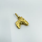 Vintage 9ct Gold Horse Head Pendant / Charm