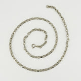 Vintage Sterling Silver 20” Belcher Links Chain / Necklace 925