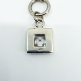 Vintage Sterling Silver 16.8” Rolo Chain & CZ T-Bar Toggle 925