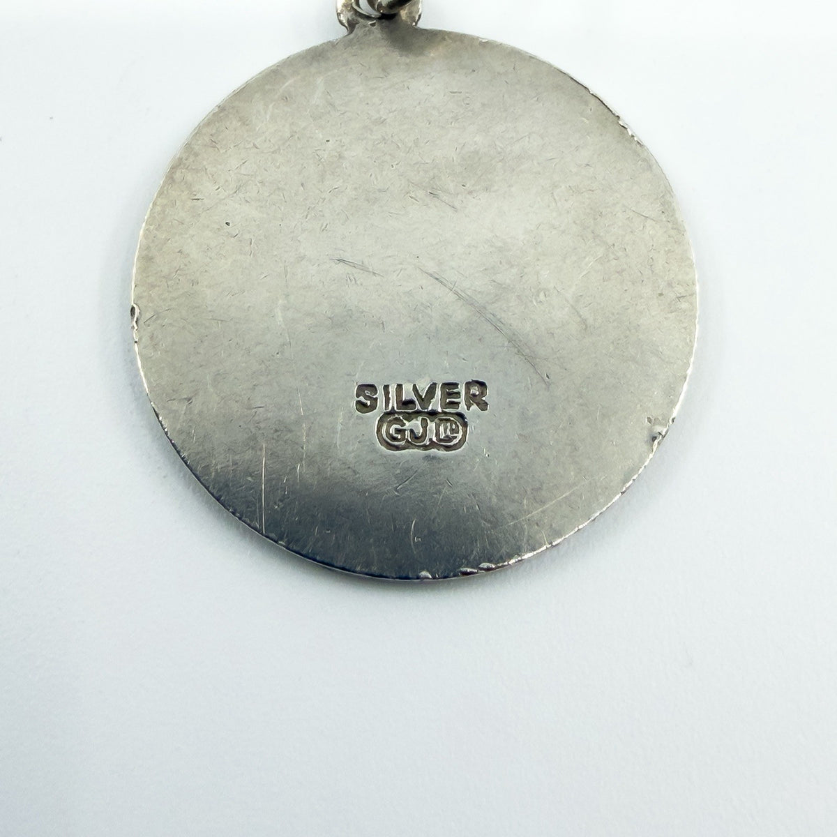 Vintage Sterling Silver St. Christopher Pendant 925 by Georg Jensen
