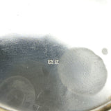 Large Vintage Sterling Silver Oval Floral Engraved Locket 925 (Birm 1973)