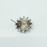 Antique Victorian Aesthetic Sterling Silver Brooch 925 (Birmingham 1833)