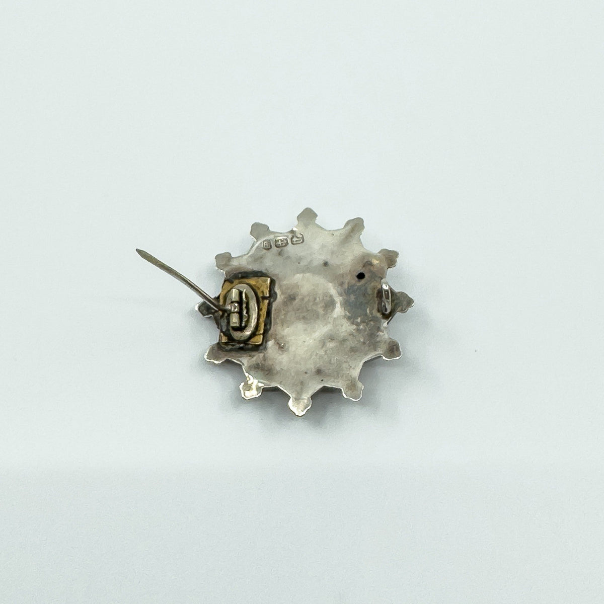 Antique Victorian Aesthetic Sterling Silver Brooch 925 (Birmingham 1833)