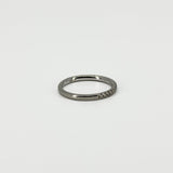 Skinny Platinum 0.28ct Diamond Eternity Band / Ring 950 Size P - Q