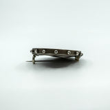 Antique Victorian Sterling Silver Scottish Thistle Brooch 925 (Birmingham 1876)