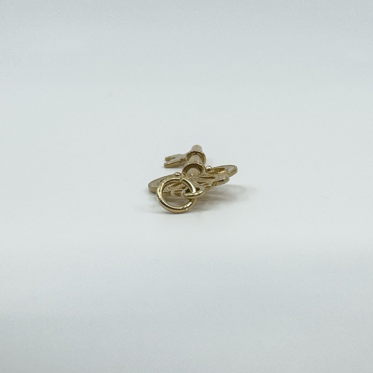 Large Vintage 10ct Gold Key Pendant / Charm