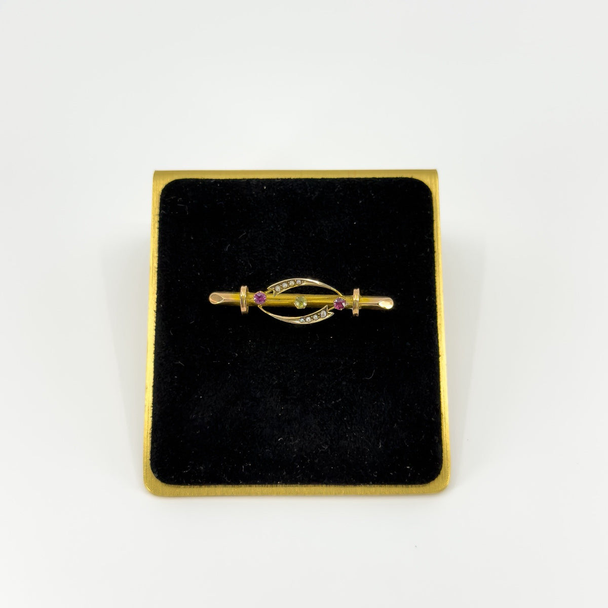 Antique 9ct Gold Suffragette Bar Brooch 375 (Birm 1910)