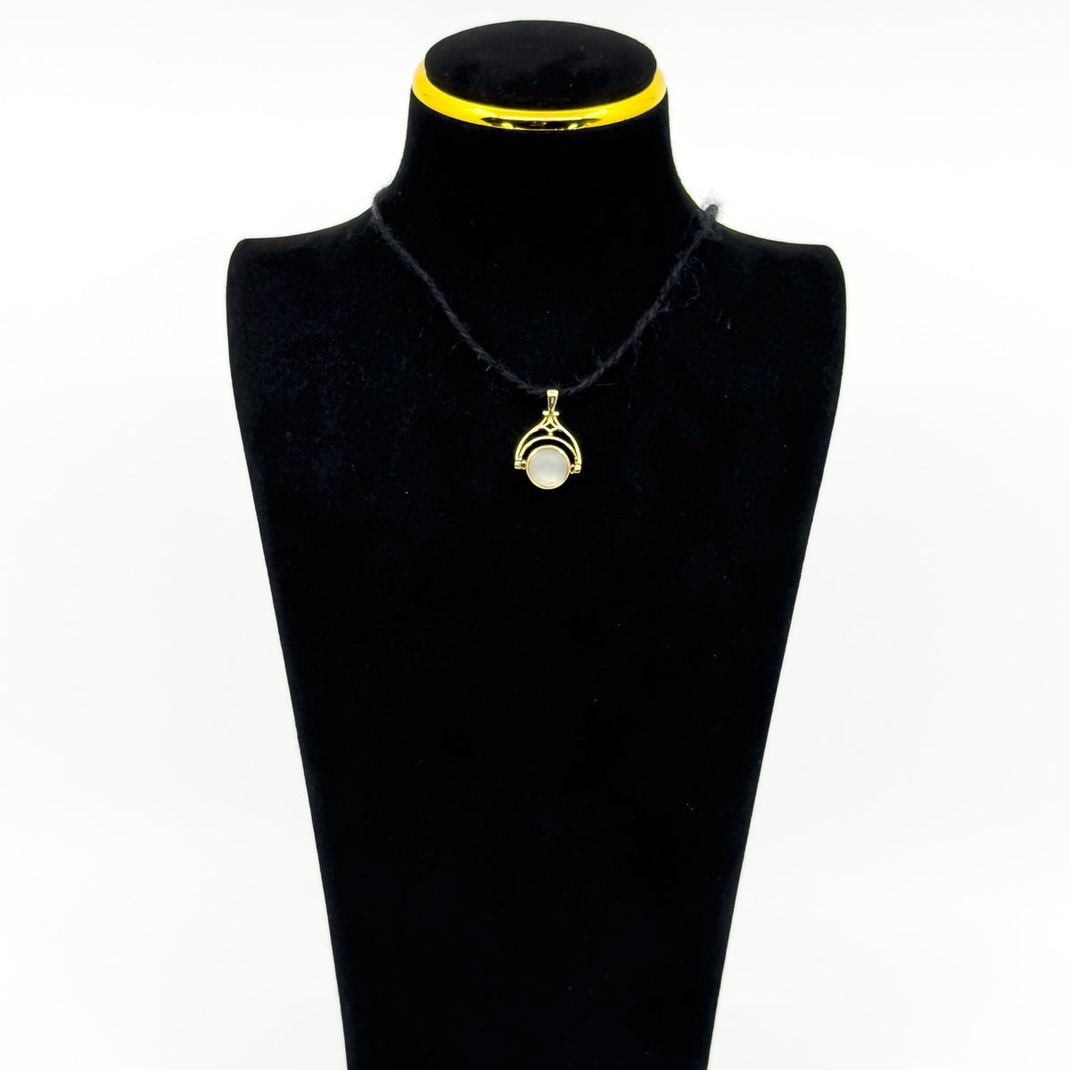 Vintage 9ct Gold Double Sided Articulated Fob 375 by David Scott Walker