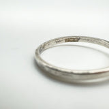 Vintage 0.25ct CZ Solitaire Ring in Sterling Silver Size L - M