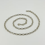 Vintage Sterling Silver 20” Belcher Links Chain / Necklace 925
